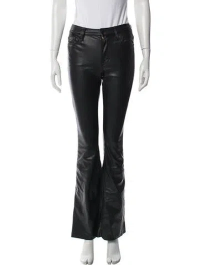 Pre-owned Mother Flared Pants In Blue
