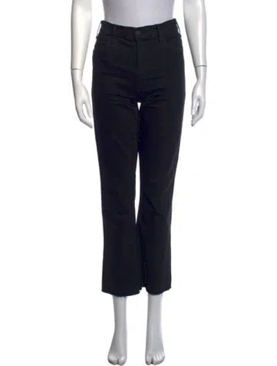 Pre-owned Mother Flared Pants In Blue