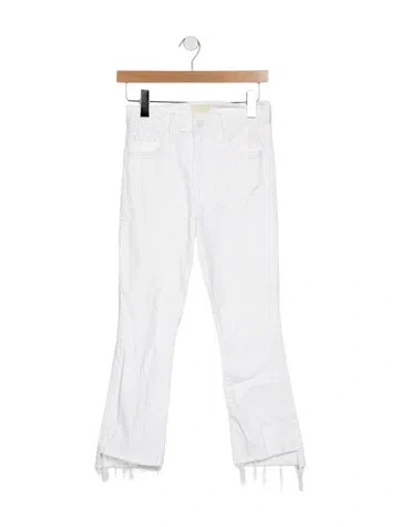 Pre-owned Mother Flared Pants In Blue