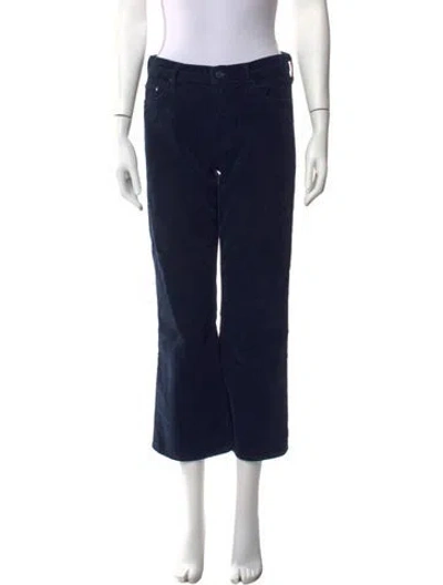 Pre-owned Mother Flared Pants In Blue