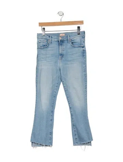 Pre-owned Mother Flared Pants In Blue