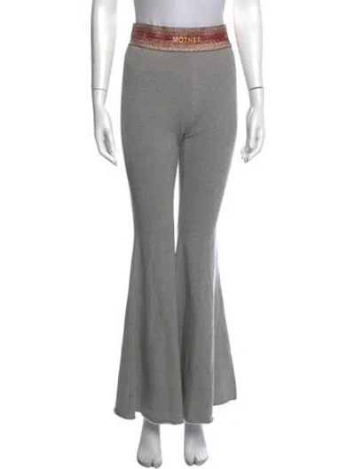 Pre-owned Mother Flared Pants In Gray