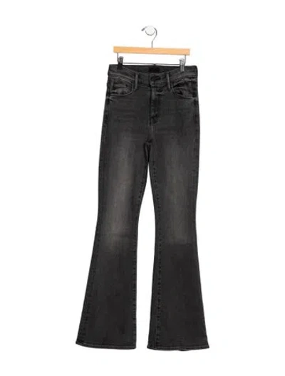 Pre-owned Mother Flared Pants In Grey