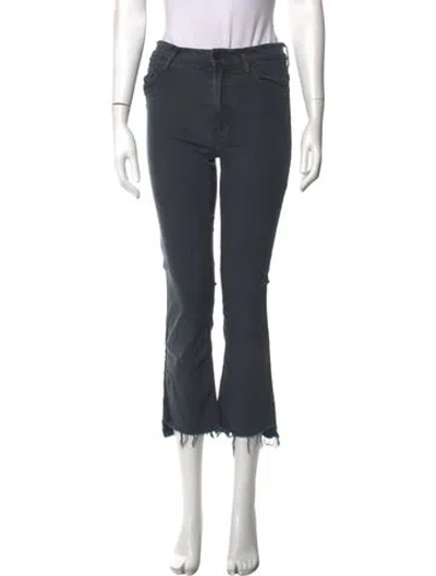 Pre-owned Mother Flared Pants In Grey