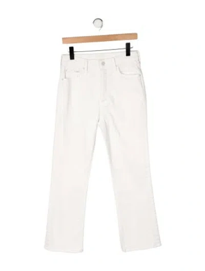 Pre-owned Mother Flared Pants In Neutral