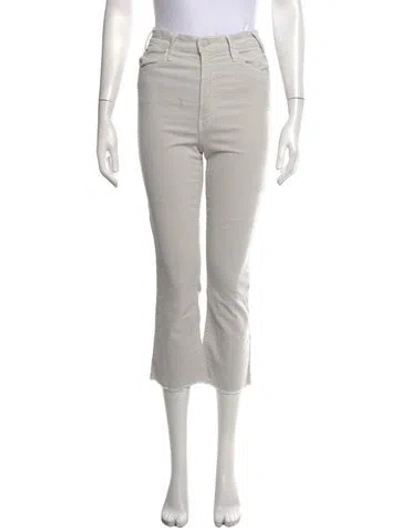 Pre-owned Mother Flared Pants In Neutrals