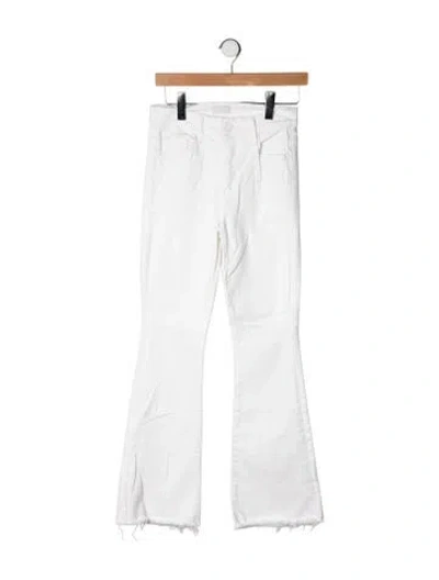 Pre-owned Mother Flared Pants In Neutrals