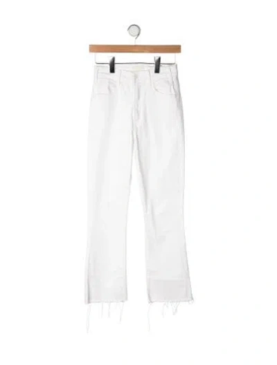 Pre-owned Mother Flared Pants In Neutrals