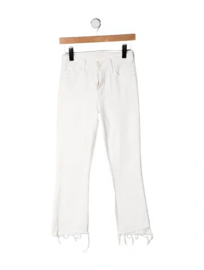 Pre-owned Mother Flared Pants In Neutrals