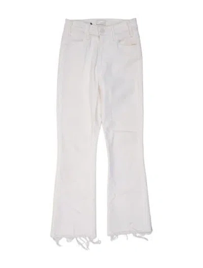 Pre-owned Mother Flared Pants In Pink