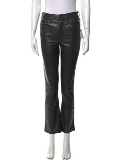 Pre-owned Mother Flared Pants W/ Tags In Black