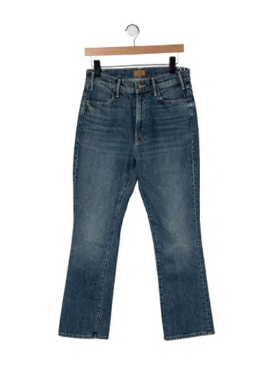 Pre-owned Mother Flared Pants W/ Tags In Blue