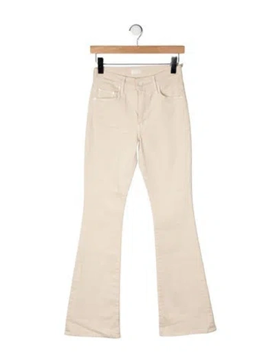 Pre-owned Mother Flared Pants W/ Tags In Neutrals