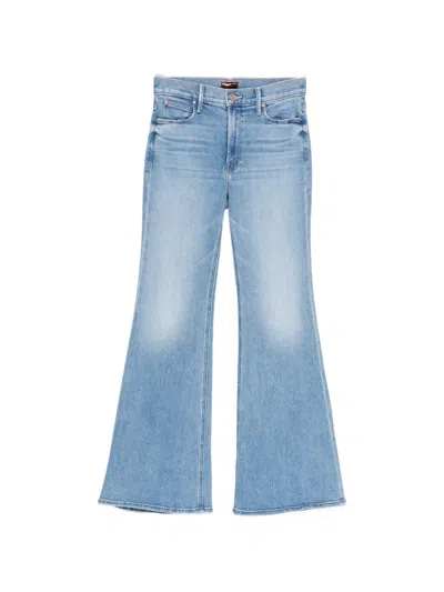 Mother Flared-leg Whiskered Jeans In Animal Print