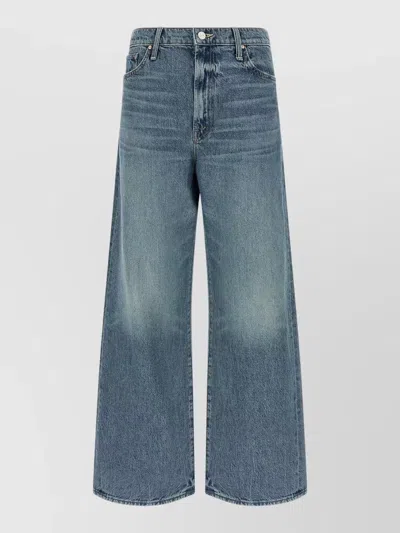 MOTHER FLOOD WIDE LEG JEANS BELT LOOPS