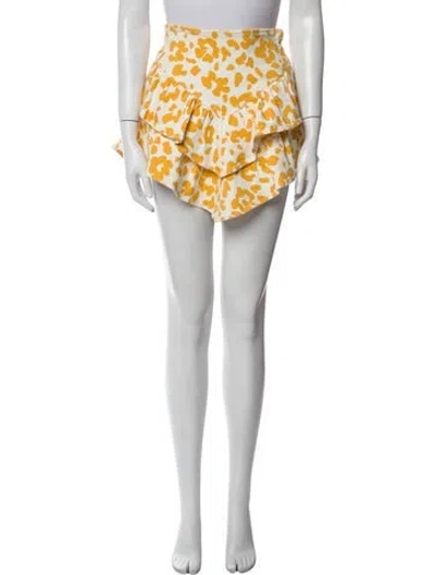 Pre-owned Mother Floral Print Mini Skirt In Multi