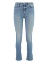 Mother Dazzler Straight Leg Jeans In Blue