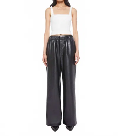 Mother Freeballer Skimp Pants In Only Black