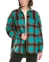 Mother Fringe Detailing Blouse In Green