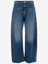 Mother Petites Lil Full Pipe Floor Jeans In Its A Small World In Denim