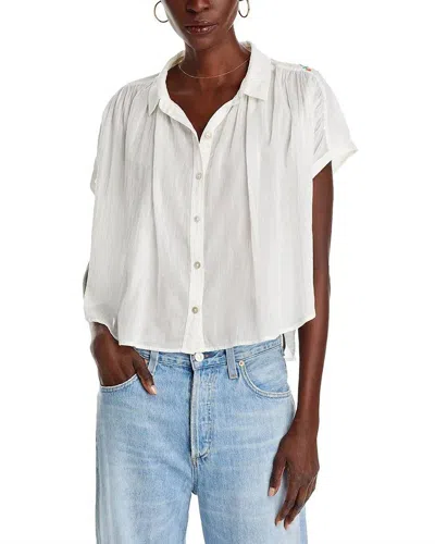 Mother Gather It Up Top In Lime In The Coconut In Multi