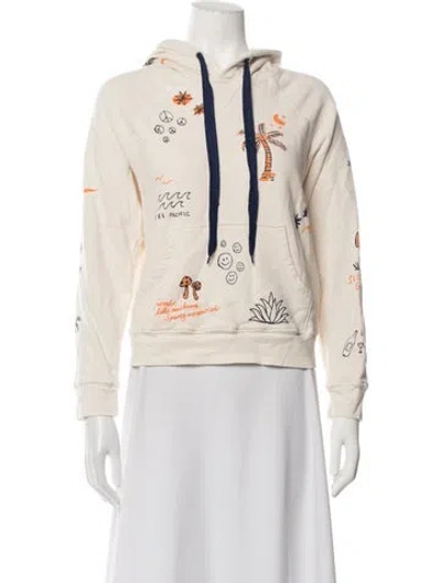 Pre-owned Mother Graphic Print Crew Neck Sweater In Neutrals