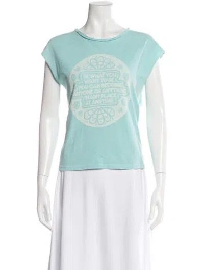 Pre-owned Mother Graphic Print Crew Neck T-shirt In Multi