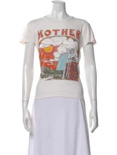 Pre-owned Mother Graphic Print Crew Neck T-shirt In Multi
