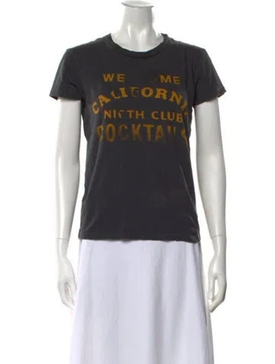 Pre-owned Mother Graphic Print Crew Neck T-shirt In Multi