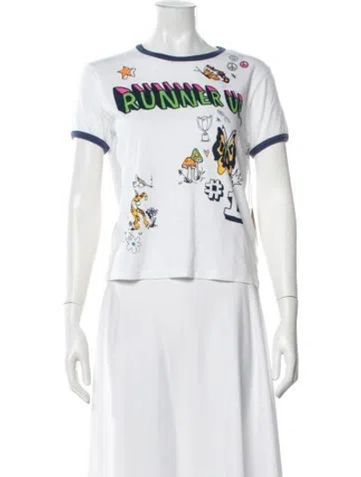 Pre-owned Mother Graphic Print Crew Neck T-shirt In Multi