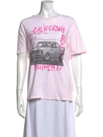 Pre-owned Mother Graphic Print Crew Neck T-shirt In Multi