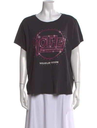 Pre-owned Mother Graphic Print Crew Neck T-shirt W/ Tags In Gray