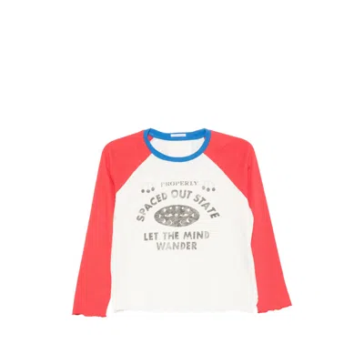 Mother Graphic Print Sweater In Yellow