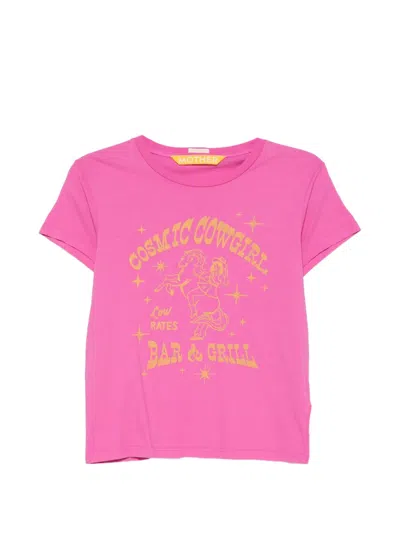 Mother Graphic-print T-shirt In Pink