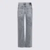 Mother Grey Cotton Jeans In Drawing A Blank