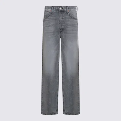 MOTHER GREY COTTON JEANS