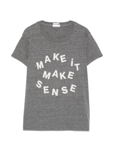 Mother Grey T-shirt In Gray