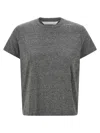 Mother Short Sleeve Crew Neck T-shirt In Gray