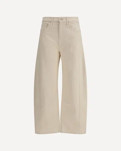 Mother Ivory Stretch Denim The Half-pipe Jeans In Neutral