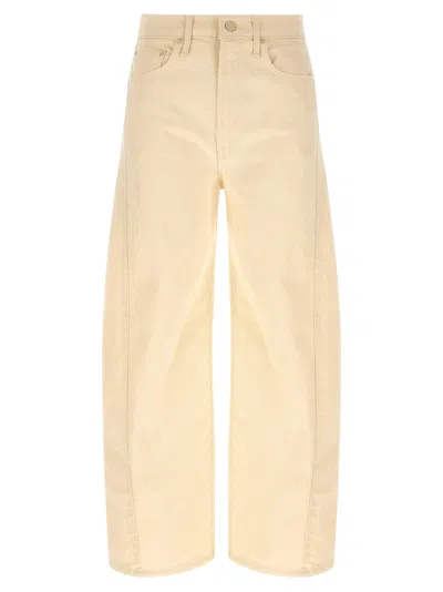 Mother Half Pipe Jeans In Neutral