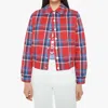 Mother The Happy Camper Plaid Shirt Jacket In Multi
