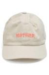 Mother Hats Off Baseball Cap In White