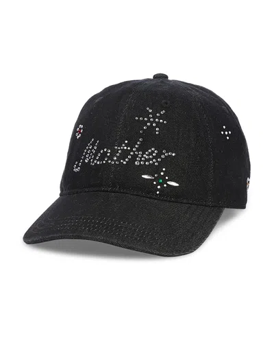 Mother Hats Off Denim Dad Hat In Black