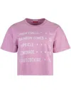 Mother The Grab Cotton Crew-neck T-shirt In Pink