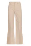 Mother High-rise Flared Jeans In Green