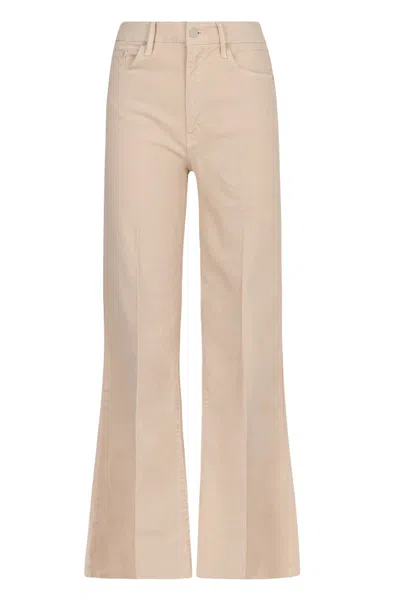 Mother High-rise Flared Jeans In Green