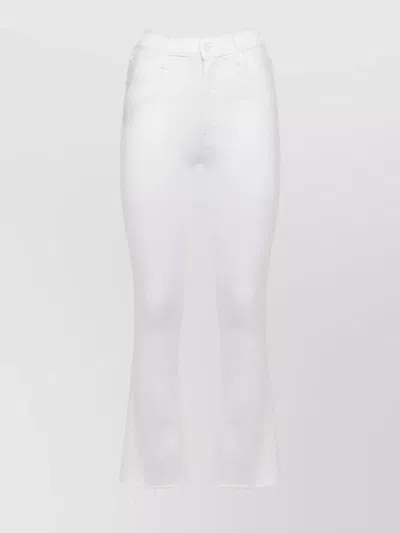 Mother High Rise Straight Leg Denim Jeans In Multi