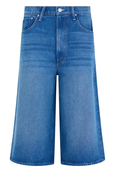Mother High Waist Bermuda Shorts - Mid Leg Design In Animal Print
