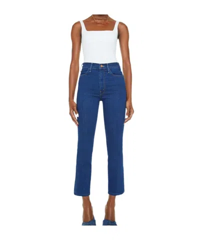 MOTHER HIGH WAIST FLARED DENIM TROUSERS