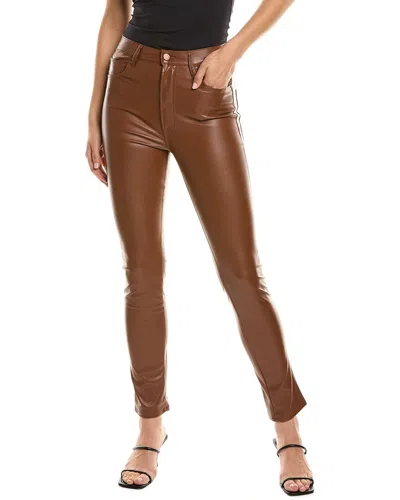 Mother High-waist Rail Skimp Friar Brown Skinny Jean